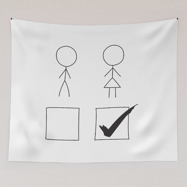 Item preview, Show Your Pride - Tick Box Female Vote designed and sold by PlagueRat.