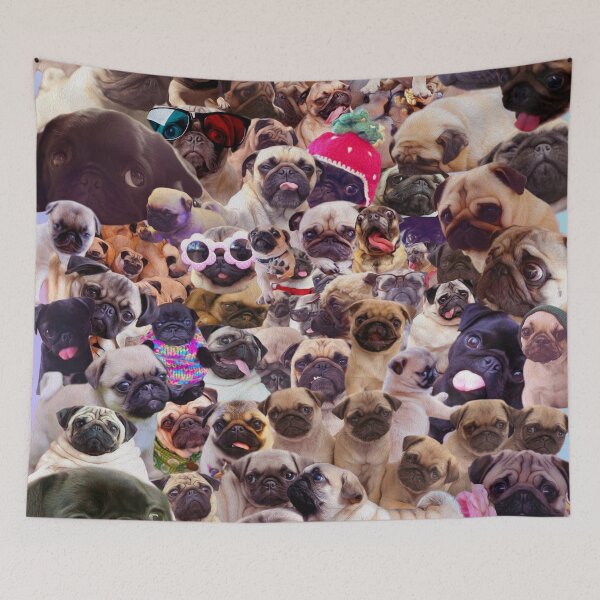 Item preview, Pugs, pugs, pugs designed and sold by tiffato3.
