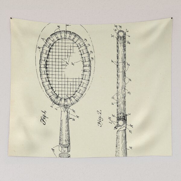 Aperçu de l'œuvre Raquette de tennis-1925 créée et vendue par paulrommer.