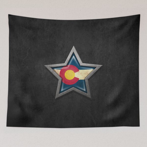 Item preview, Colorado Flag inside of an Aged and Scratched Star designed and sold by JeffBartels.