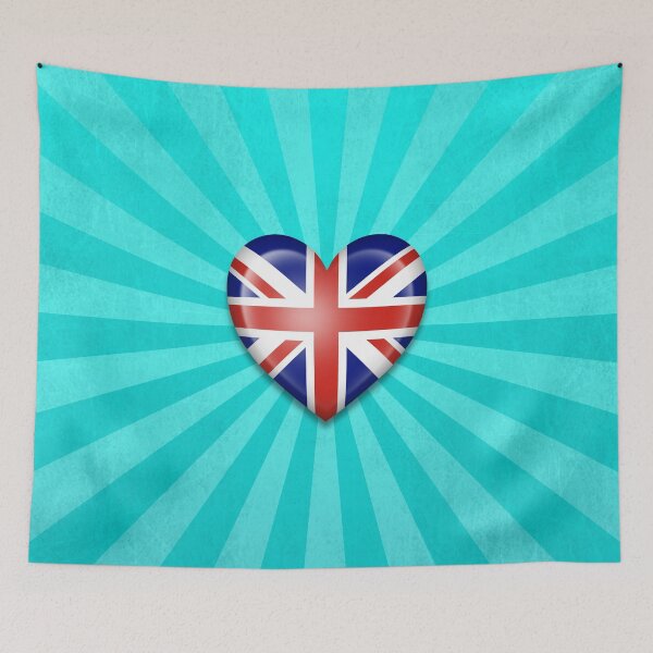 Item preview, Union Jack British Heart Flag designed and sold by JeffBartels.