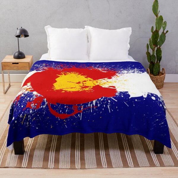 Item preview, Colorado Flag Paint Splatter designed and sold by Reed Williams.