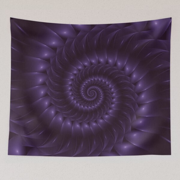 Item preview, Purple Spiral Fractal  designed and sold by Kitty Bitty.