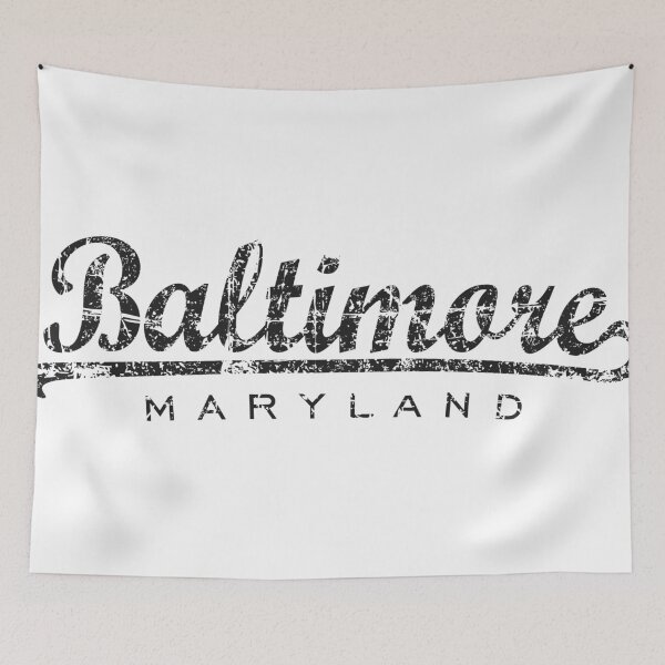 Item preview, Baltimore Maryland Classic Vintage Black designed and sold by theshirtshops.