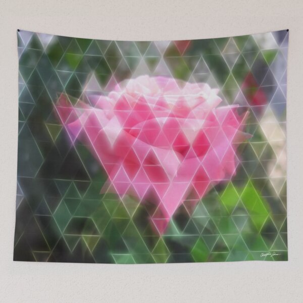 Item preview, * Rosas rosadas en Anzures 6 Art Triangles 2 * designed and sold by TravelPhotoArt.