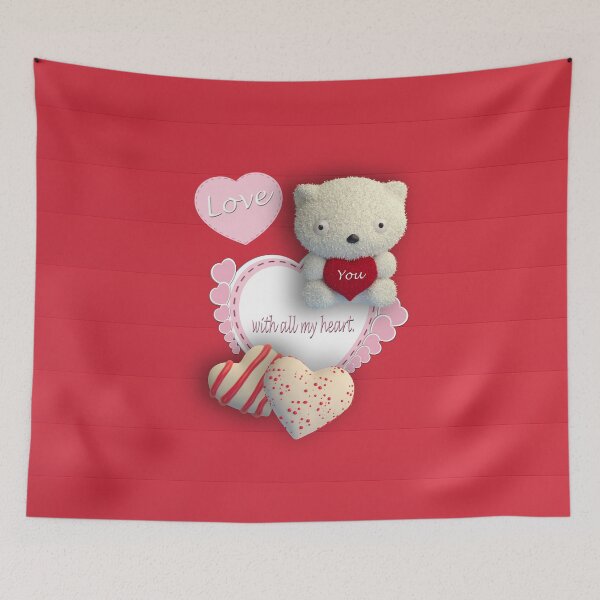 Item preview, Love, Heart, and Teddy Bear designed and sold by NaturesSol.