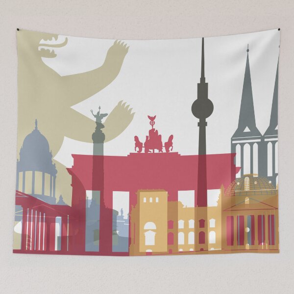 Item preview, Berlin skyline poster designed and sold by paulrommer.