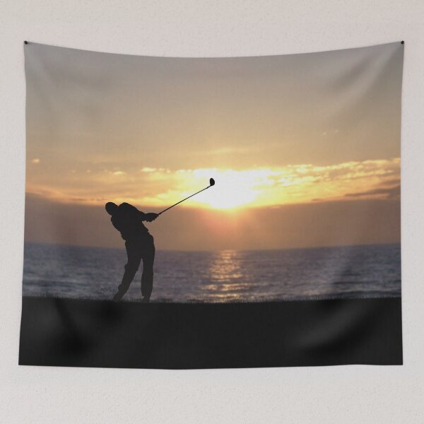Item preview, Playing Golf At Sunset designed and sold by Phil Perkins.