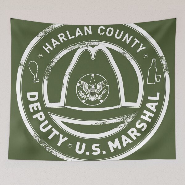 Item preview, Harlan County Deputy US Marshal Grunge designed and sold by godgeeki.