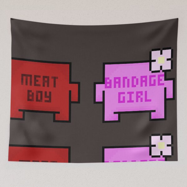 Item preview, Meat Boy and Bandage Girl designed and sold by JakeSynth.