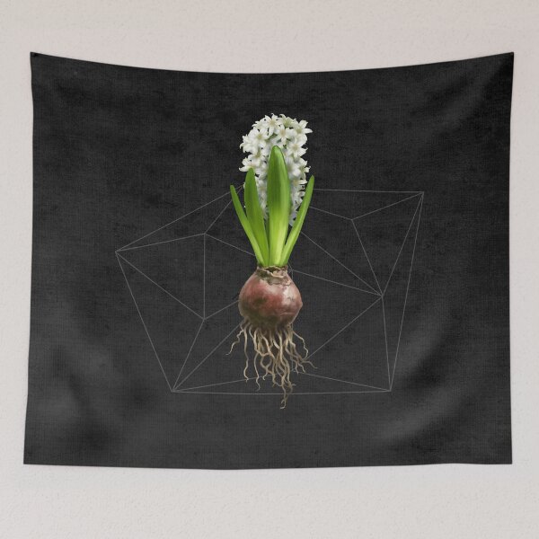 Item preview, White Hyacinth Hydroponics (Tryptic 2/3) designed and sold by Iker Paz Studio.