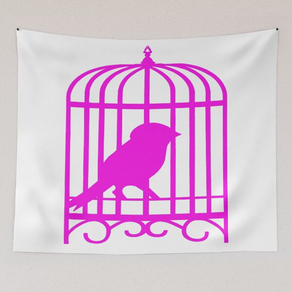 Item preview, Pink Bird cage designed and sold by Seymour  Art.