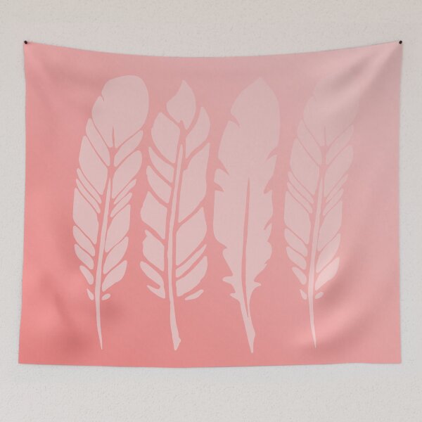 Item preview, Rose Quartz Feathers in an Ombre Shade designed and sold by NaturesSol.