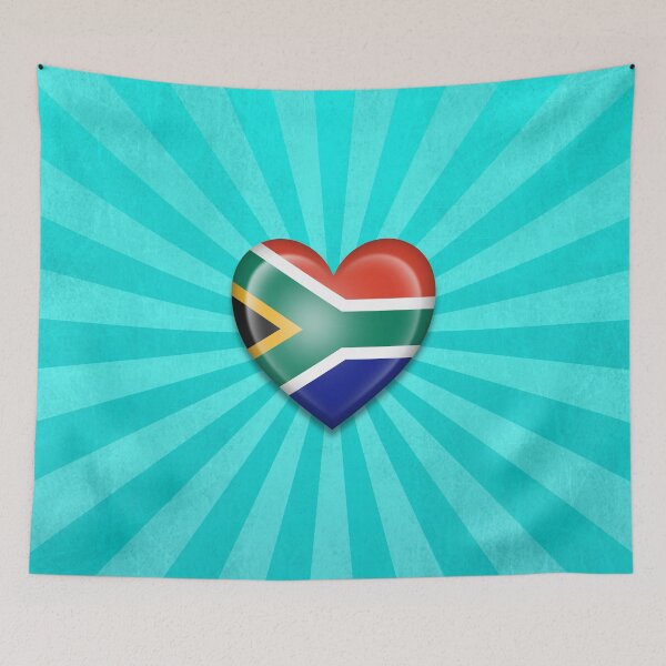 Item preview, South African Heart Flag designed and sold by JeffBartels.