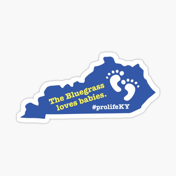 The Bluegrass Loves Babies Sticker
