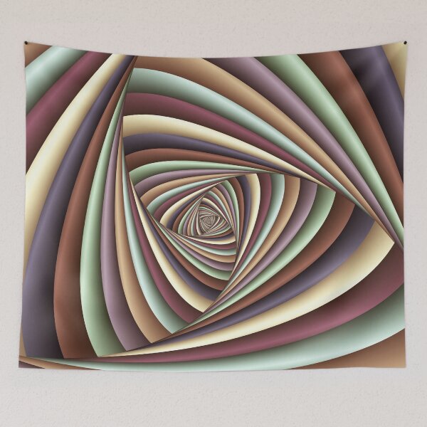 Item preview, Earth Tones Fractal Spiral  designed and sold by Kitty Bitty.