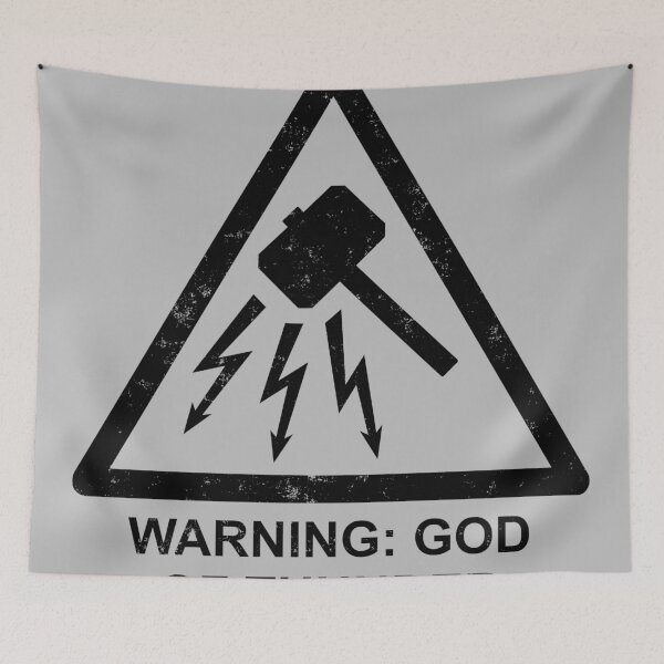 Item preview, Warning: God of Thunder designed and sold by byway.