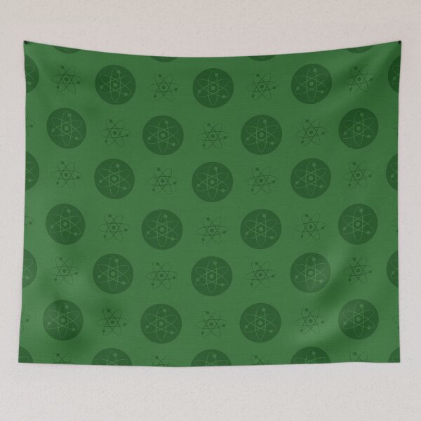 Item preview, Green Atom Polka Dots designed and sold by Turtle Notes.