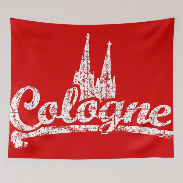 Item preview, Cologne Classic Vintage Red / White designed and sold by theshirtshops.