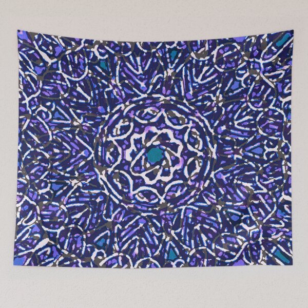 Item preview, Dark Blue Mandala designed and sold by 311designs.