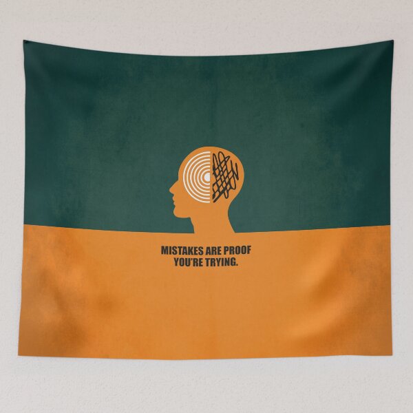 Item preview, Mistakes Are Proof You’re Trying - Corporate Start-Up Quotes designed and sold by Labno4.