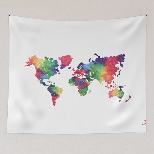 Item preview, World Map designed and sold by Bridget Davidson.