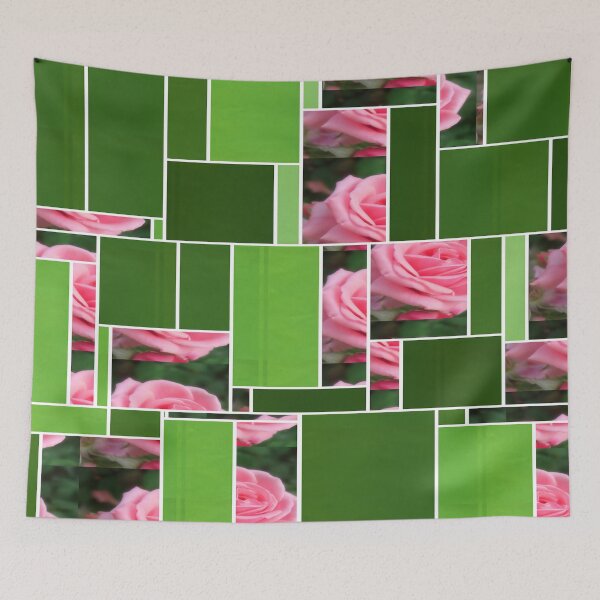 Item preview, Pink Roses in Anzures 2 Art Rectangles 12 designed and sold by TravelPhotoArt.