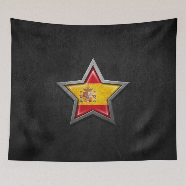 Item preview, Spanish Flag Inside of an Aged and Scratched Star designed and sold by JeffBartels.