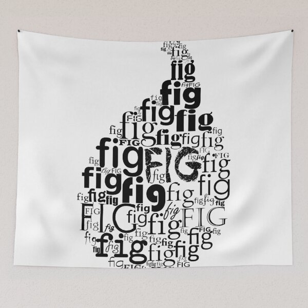 Item preview, Fig typography designed and sold by adiosmillet.