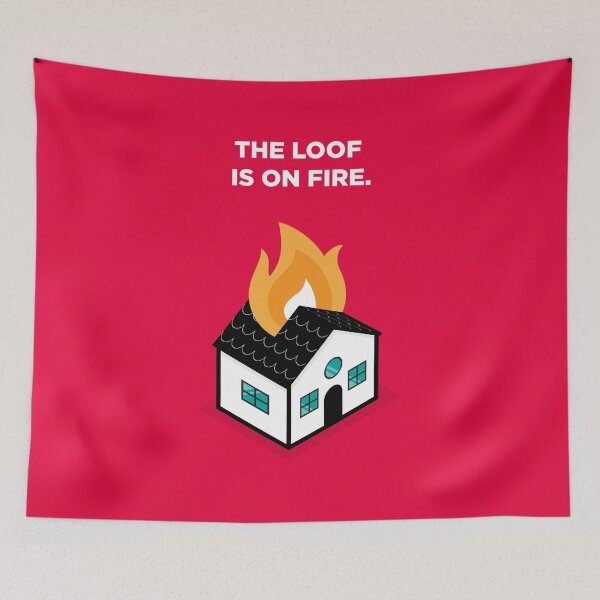 Item preview, The Loof is on Fire - House designed and sold by theoneshots.