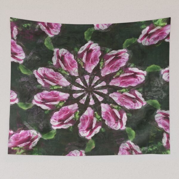Item preview, Rosas Moradas 2 Kaleidoscope 4 designed and sold by TravelPhotoArt.