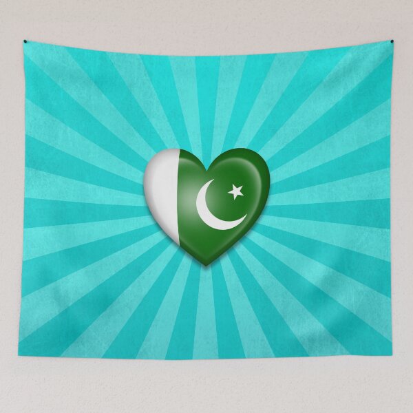 Item preview, Pakistani Heart Flag designed and sold by JeffBartels.