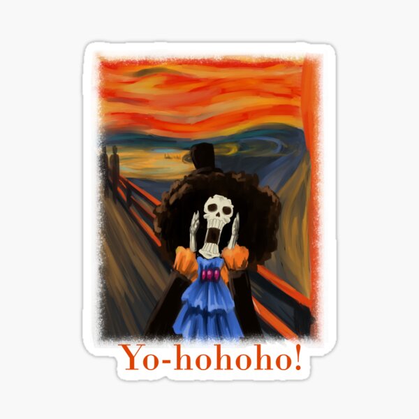 Scream Soul King Brook Yo-hohoho! Sticker