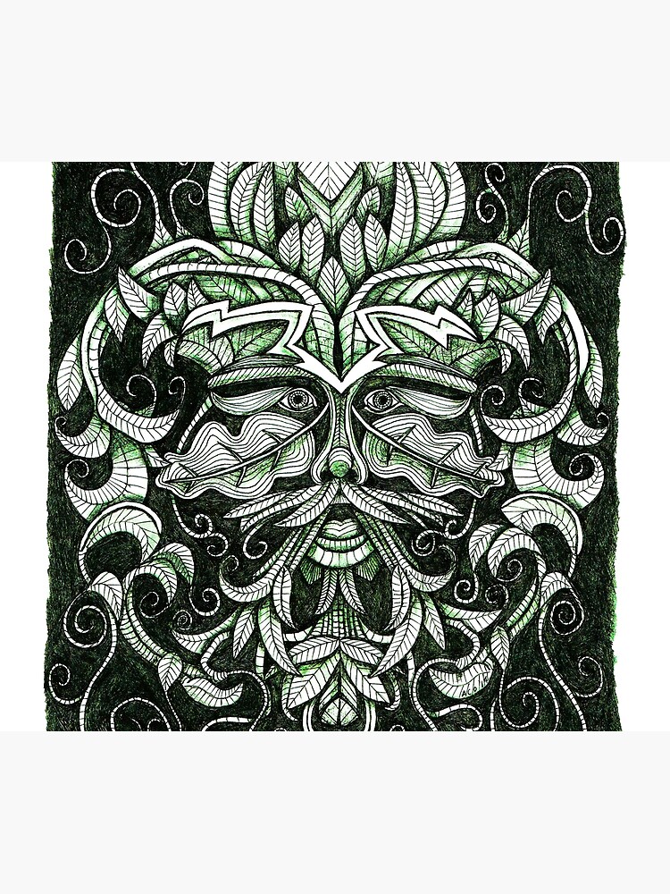 Green cheap man tapestry