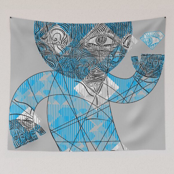Item preview, mesmerized by the light blue diamond designed and sold by bortwein.