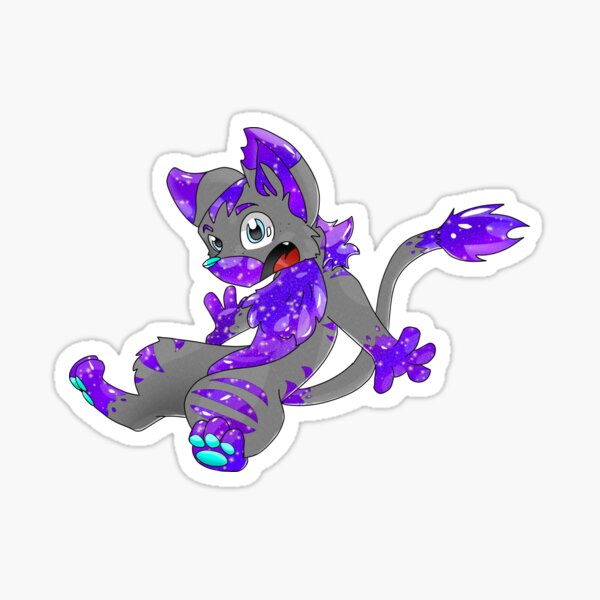 Galaxy Hyena Chibi Sticker