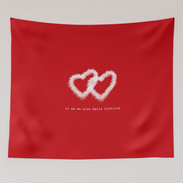 Item preview, Romantic French Quote Hearts Graphic designed and sold by capricedefille.