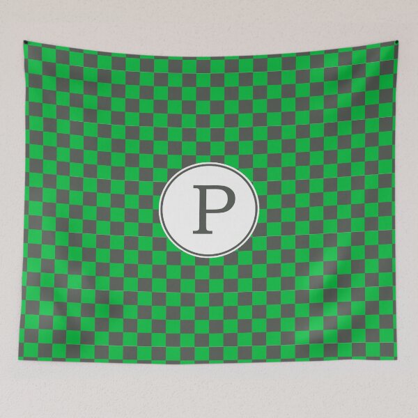 Item preview, P Checkard designed and sold by MonogramMonkey.