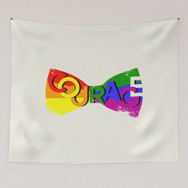 Aperçu de l'œuvre ou vous voulez simplement quelque chose qui montre votre soutien aux droits des homosexuels? Cette conception est pour vous - les gleeks le verront comme Klaine et un noeud papillon tandis que les supporters le verront comme un drapeau arc-en-ciel et un créée et vendue par whoviandrea.