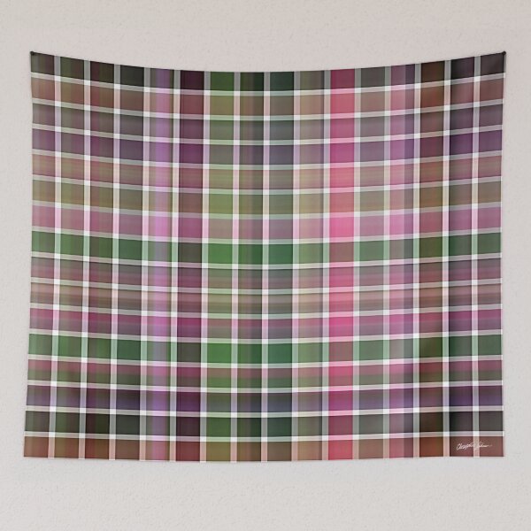 Item preview, Pink Roses in Anzures 1 Plaid 2 designed and sold by TravelPhotoArt.