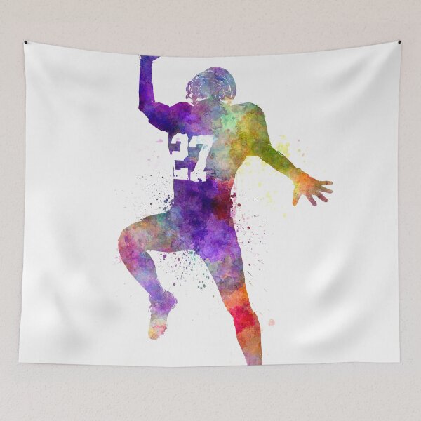 Item preview, american football player man catching receiving designed and sold by paulrommer.