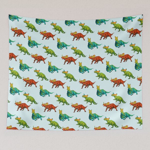 Item preview, dinos all over - ceratopsians designed and sold by thoughtsupnorth.