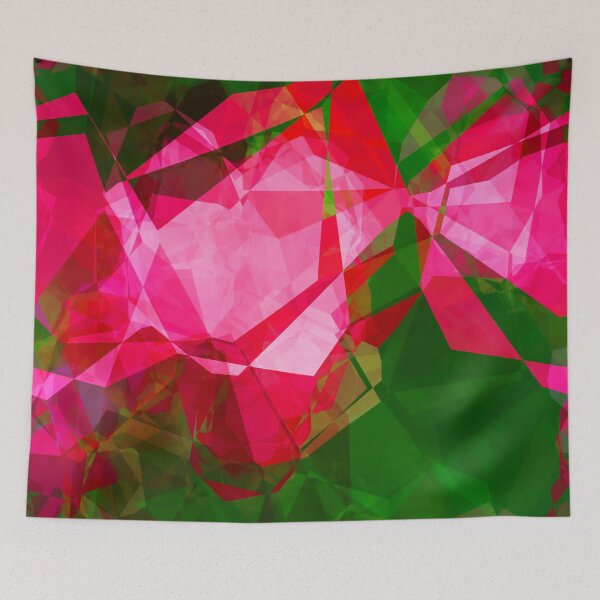 Item preview, Pink Roses in Anzures 1 Abstract Polygons 1 designed and sold by TravelPhotoArt.