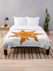 Flower Gleam & Glow Throw Blanket