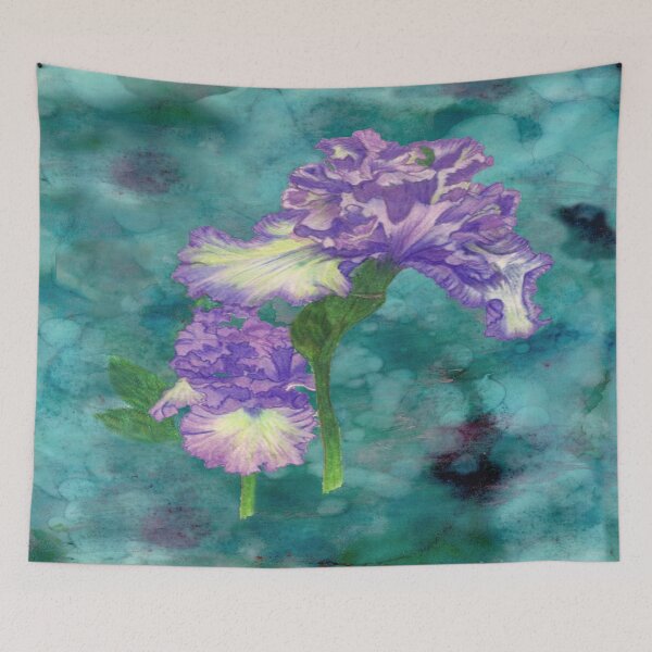 Item preview, Purple Ruffle Iris designed and sold by Linda Ginn.