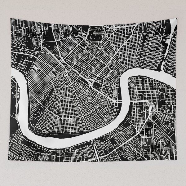 Item preview, New Orleans (Black) designed and sold by CartoCreative.