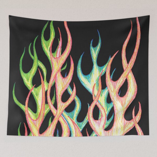 Item preview, Coloured flames designed and sold by William C Woods.