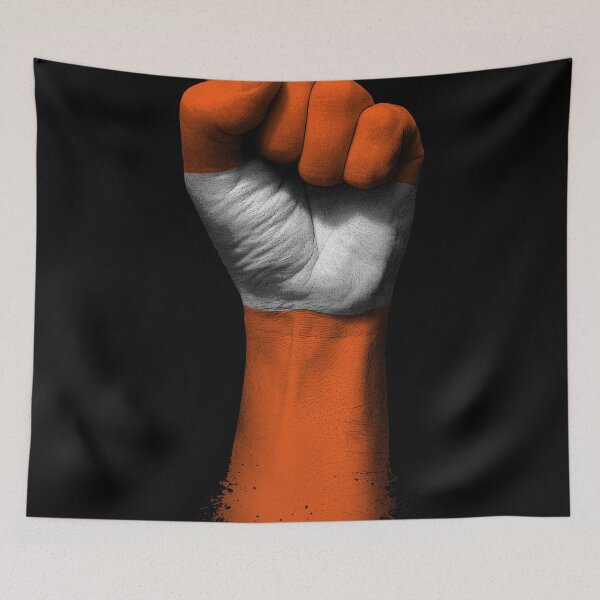 Item preview, Flag of Austria on a Raised Clenched Fist  designed and sold by JeffBartels.