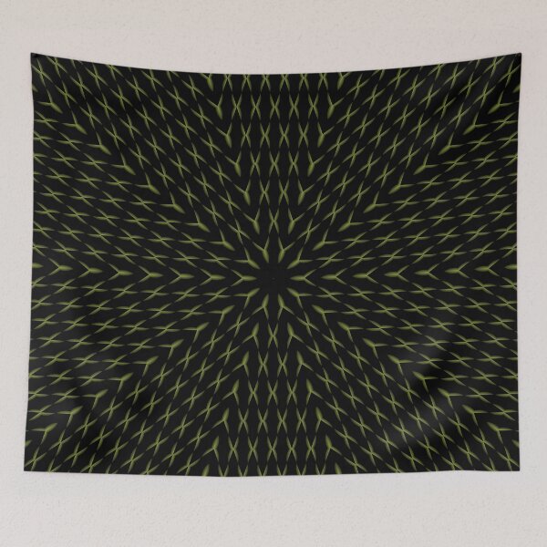 Item preview, PCT2 Fractal in Yellow on Black designed and sold by charmarose.