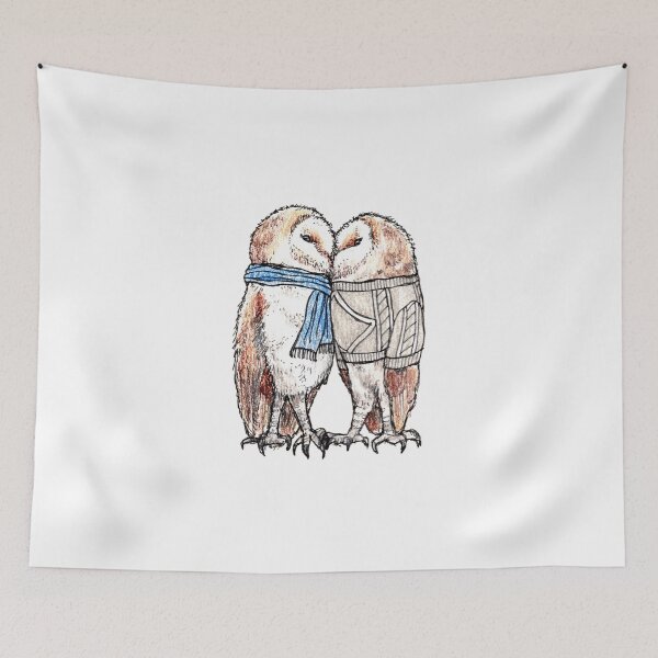 Item preview, Barn owls designed and sold by Sanna Kuusimurto.